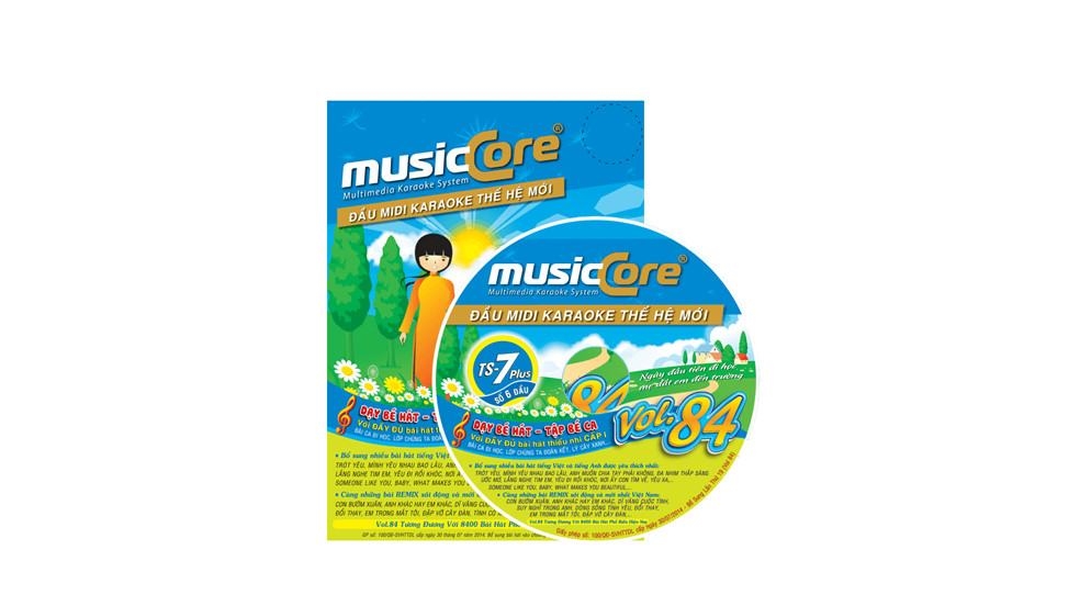 Đĩa MIDI Karaoke musicCore Vol 84